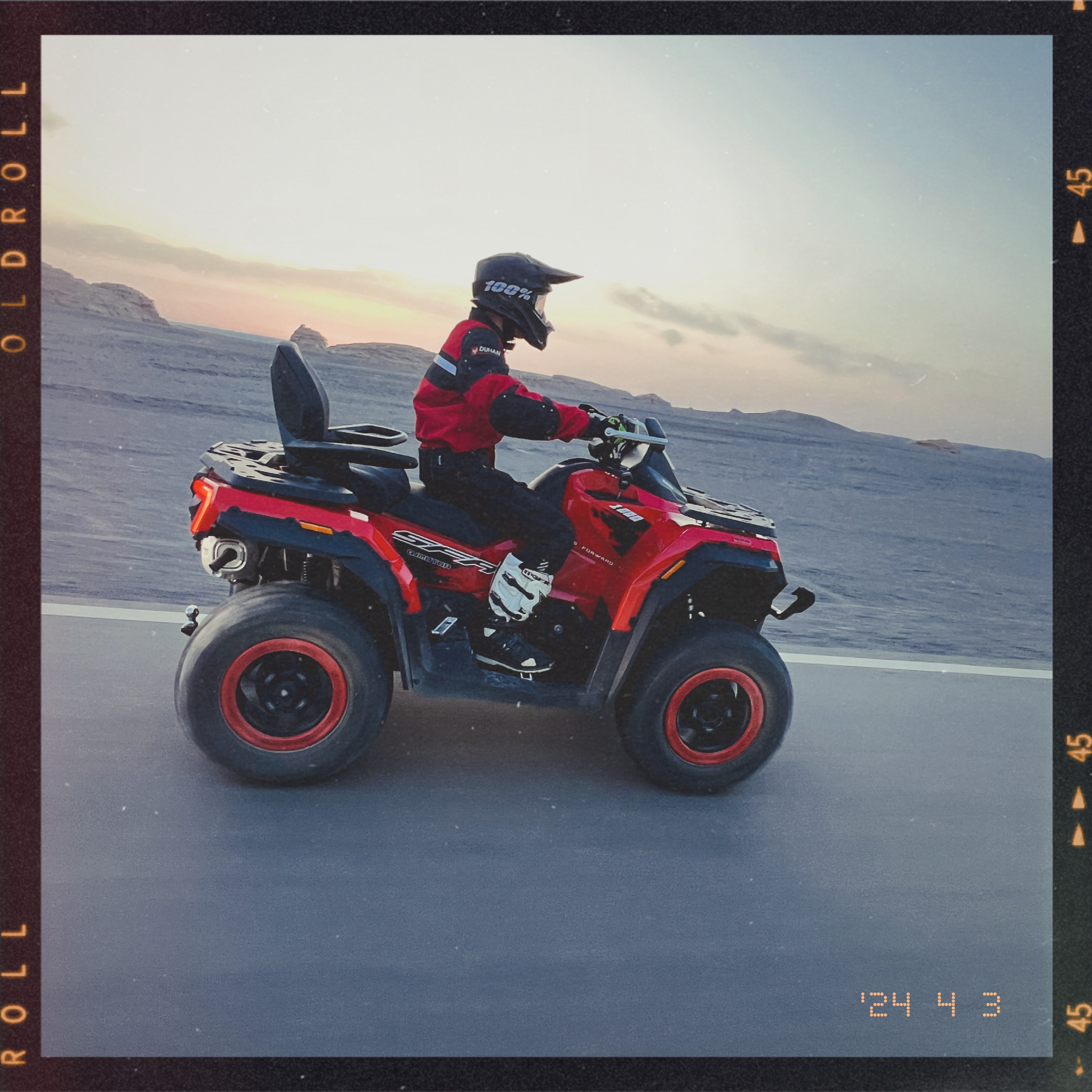 新疆哈密大海道越野摩托廣告拍攝花絮